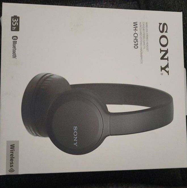 SONY WH-CH510 Wireless Headphones - Black  WHCH510 Valued 39.99!