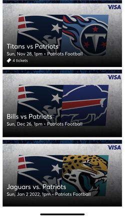 🏈 New England Patriots 2021 Season Tickets Thumbnail