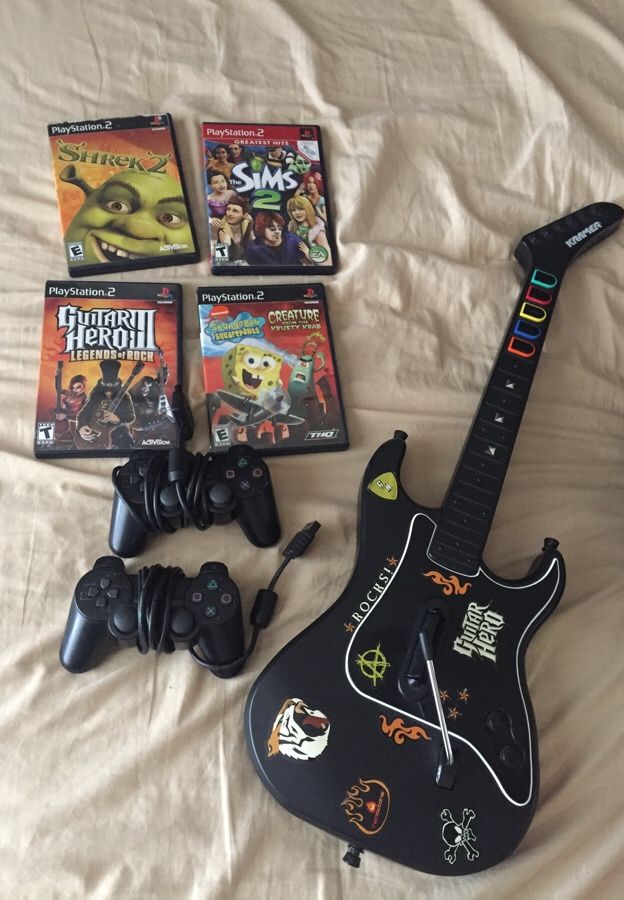 ps2 guitar hero 3 controller