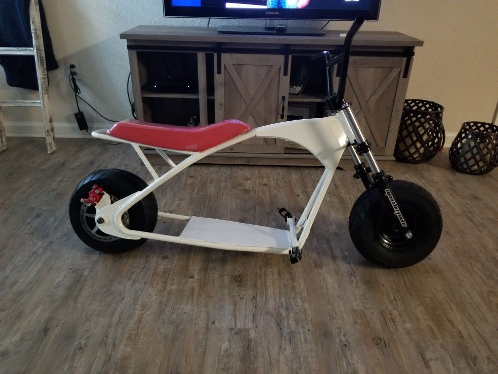 stretched mini bike