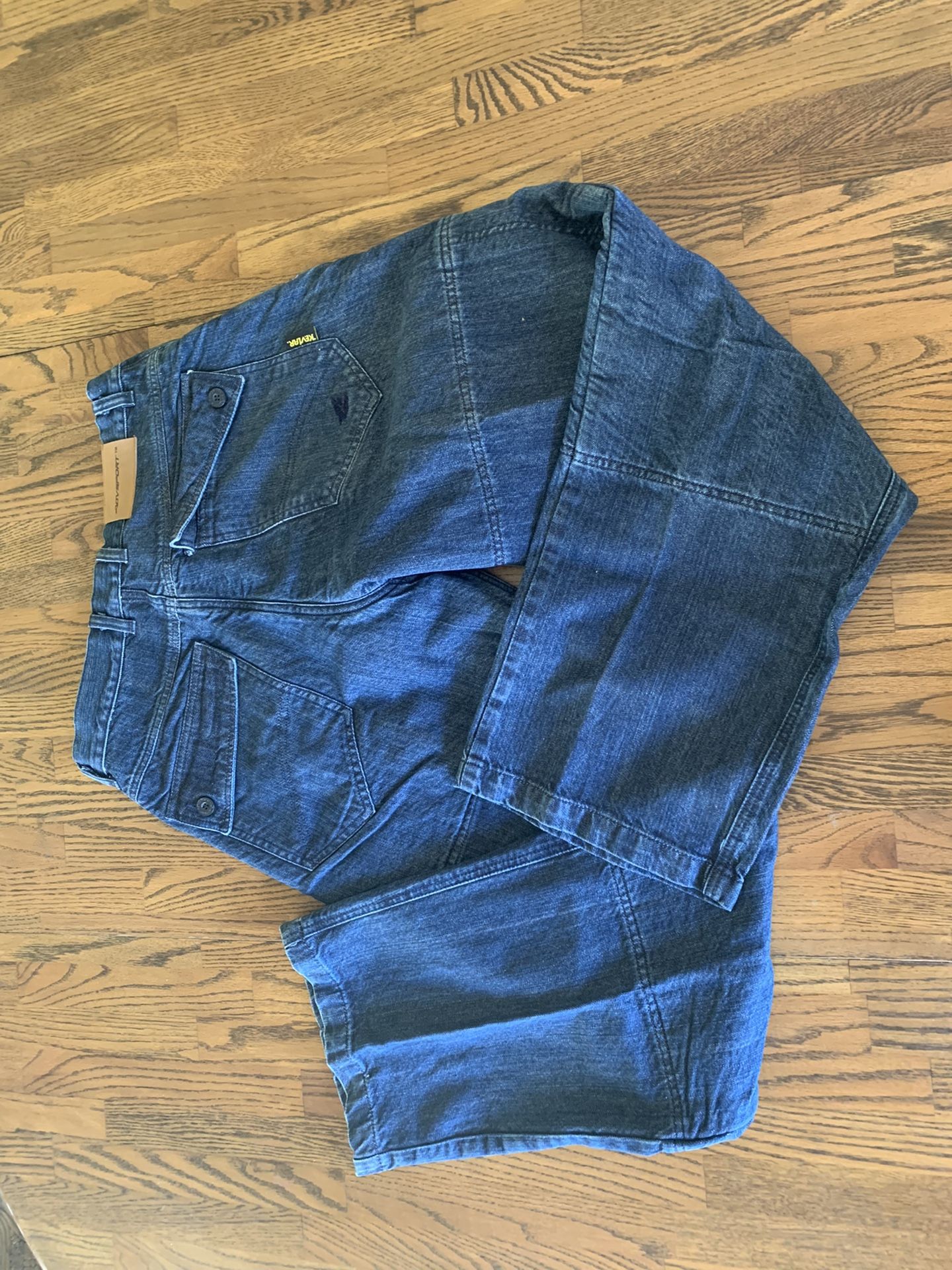 AGV Sport Jeans Mens Riding Kevlar Lined Motorcycle AGVSport Denim Blue 34x32