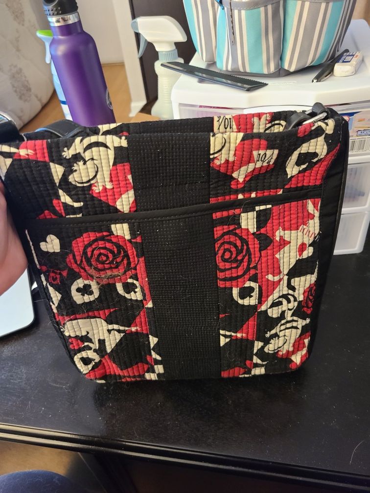 Vera Bradley Disney Crossbody Alice in wonderland print