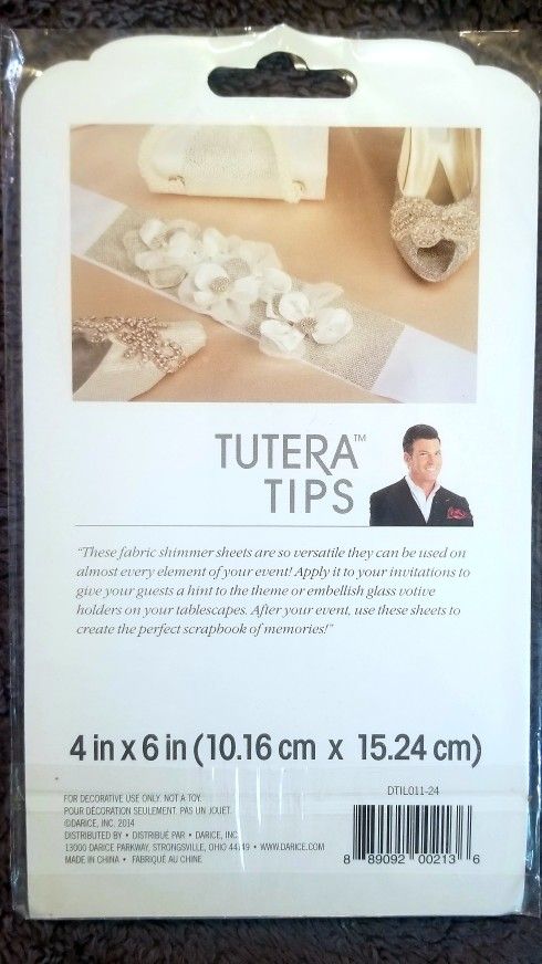 Set Of 5 - New David Tutera Illusion Shimmer Sheets