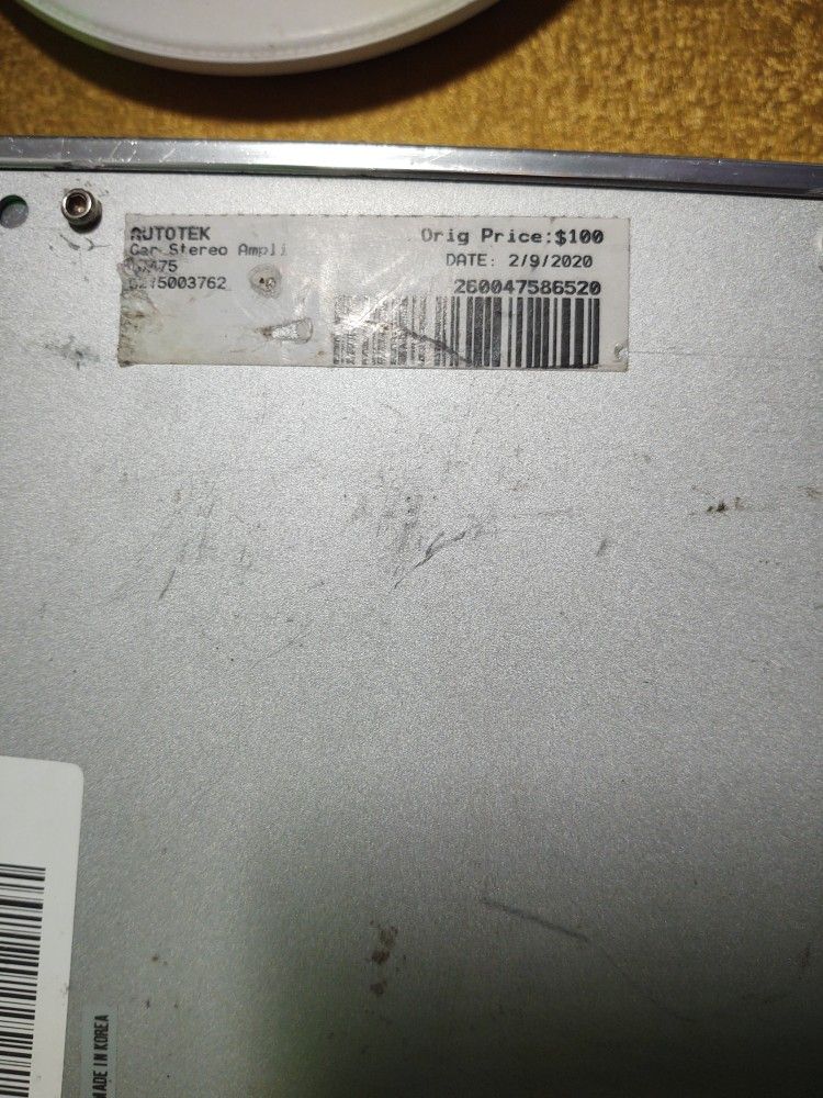 autotek car stereo amplifier