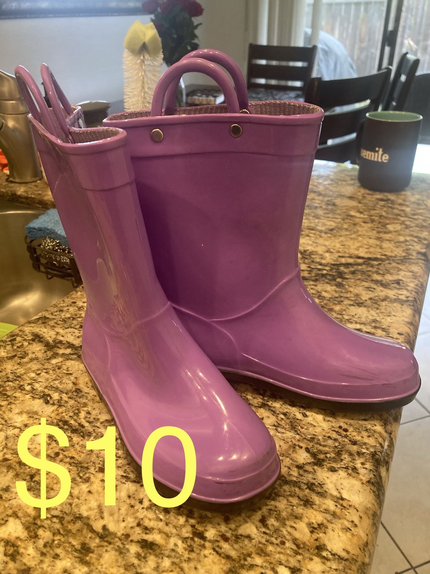 Girls Rain Boots Size 12