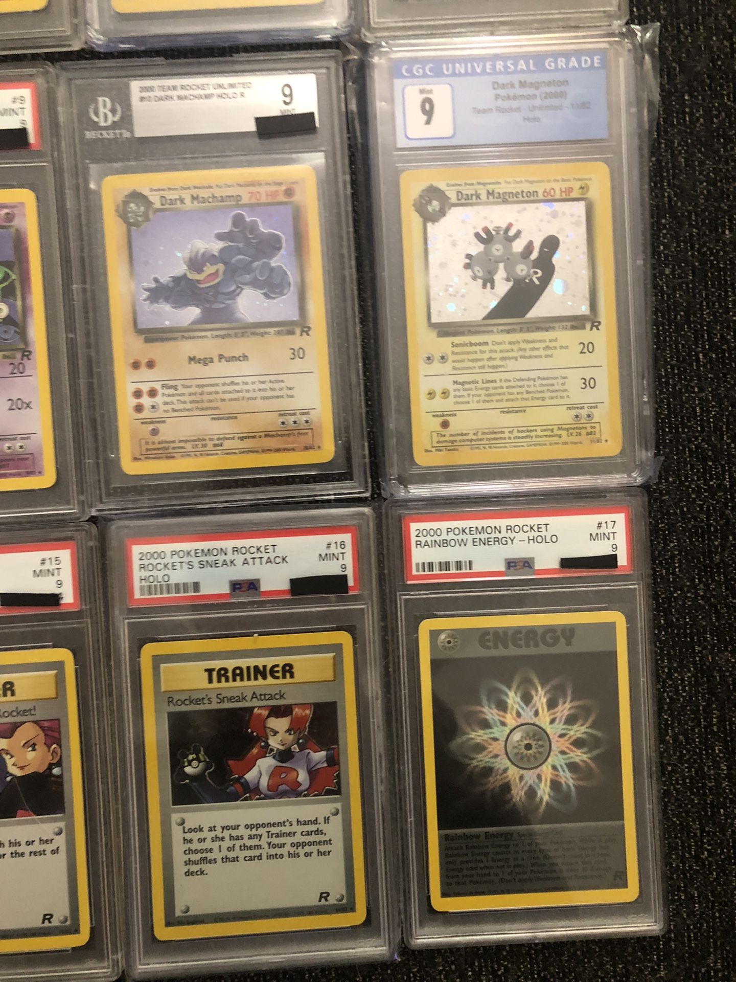 Pokémon PSA 9 BGS 9 CGC 9