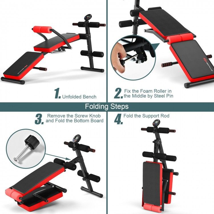 Multi-Functional Foldable Weight Bench