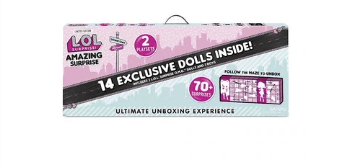 LOL Girls 2 Playset Amazing 70+ Surprises with 14 Fashion Dolls 559764E7C