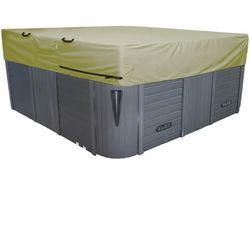Polyester Outdoor tub cover cap, Hot Tub Protector, Grey Color 95x95x20 Thumbnail