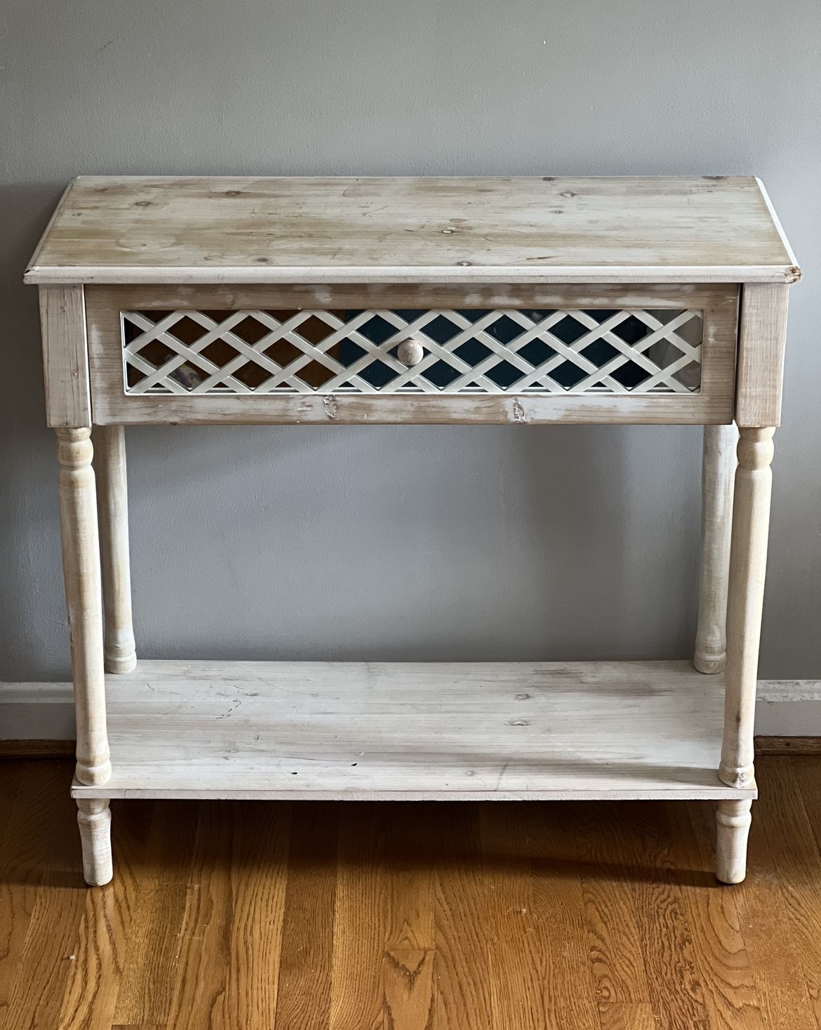 Rustic White Wooden Table