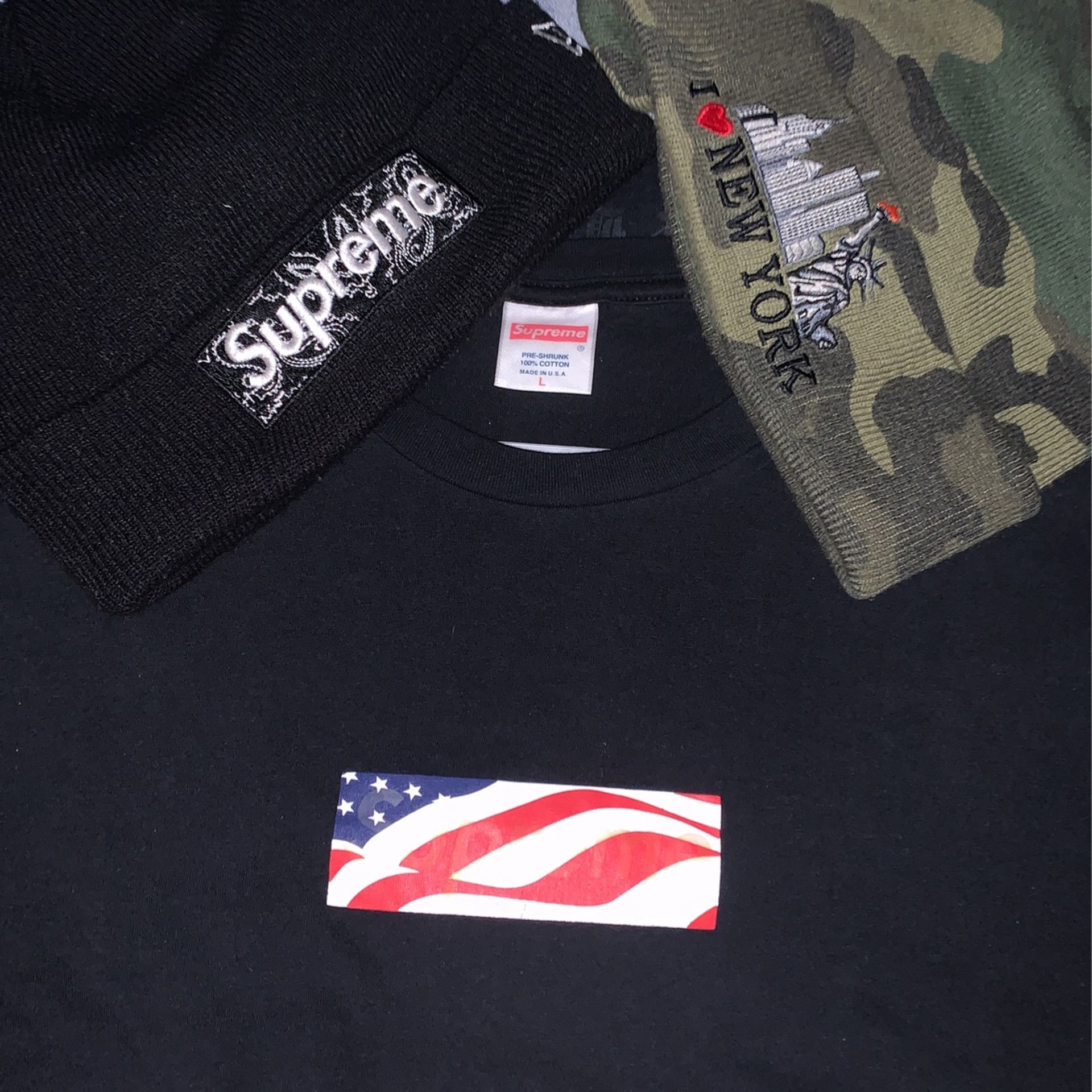 レア】Supreme Patriot Box Logo Tee 2001aw-