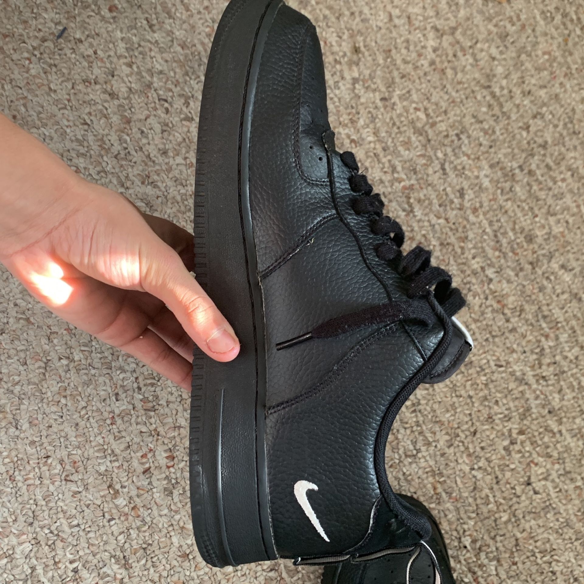 Black, White Air Force 1 Size 11.5 With Box