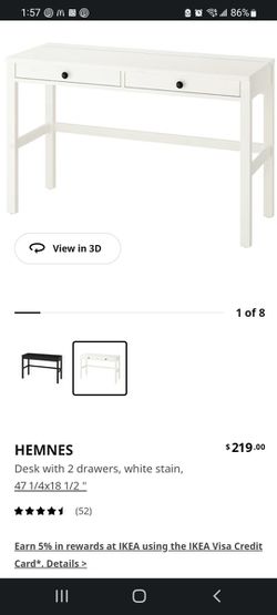 Ikea Hemnes Desk Thumbnail