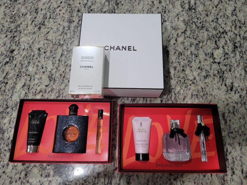 CHANEL, YSL perfume