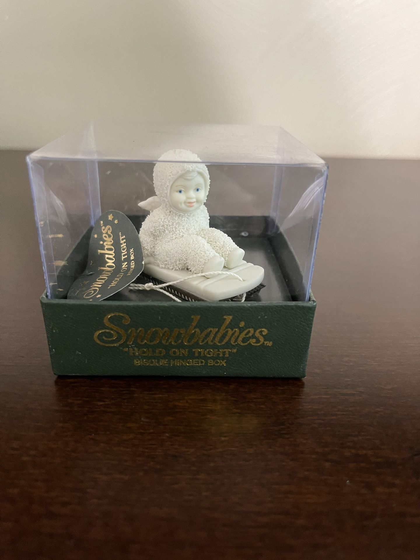 2/$25 or 3/$30 Snowbabies Hold on Tight hinged box