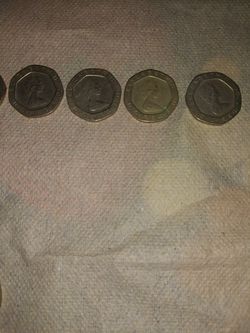 Collectible Queen Elizabeth II 20 Pence Coins.. Thumbnail