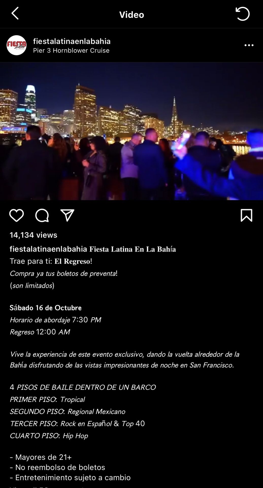 Fiesta Latina En La Bahía 