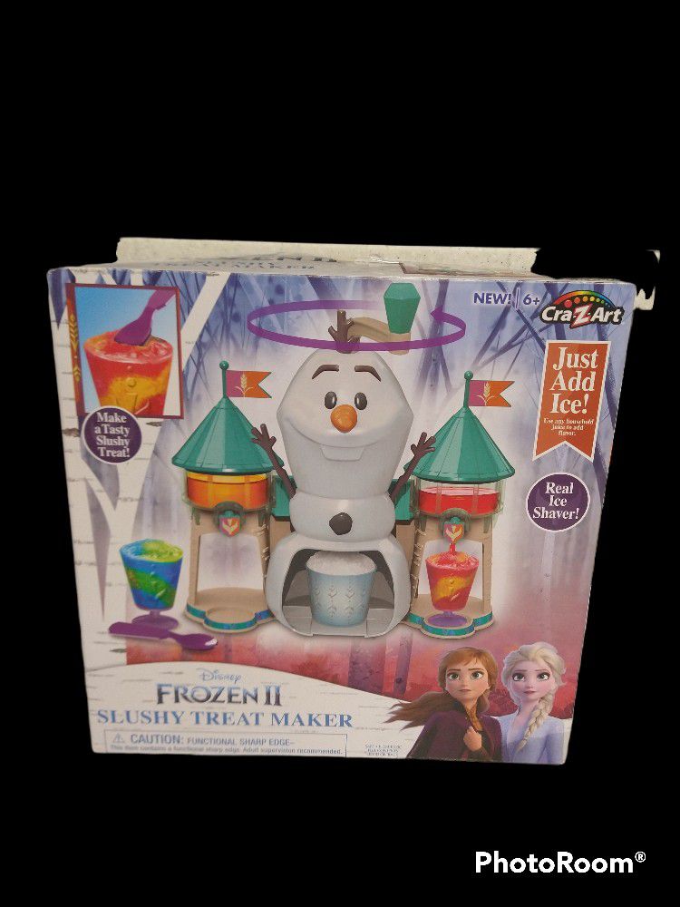 Disney Frozen 2 Slushy Treat Maker Activity Kit.

Great shape! Used once!