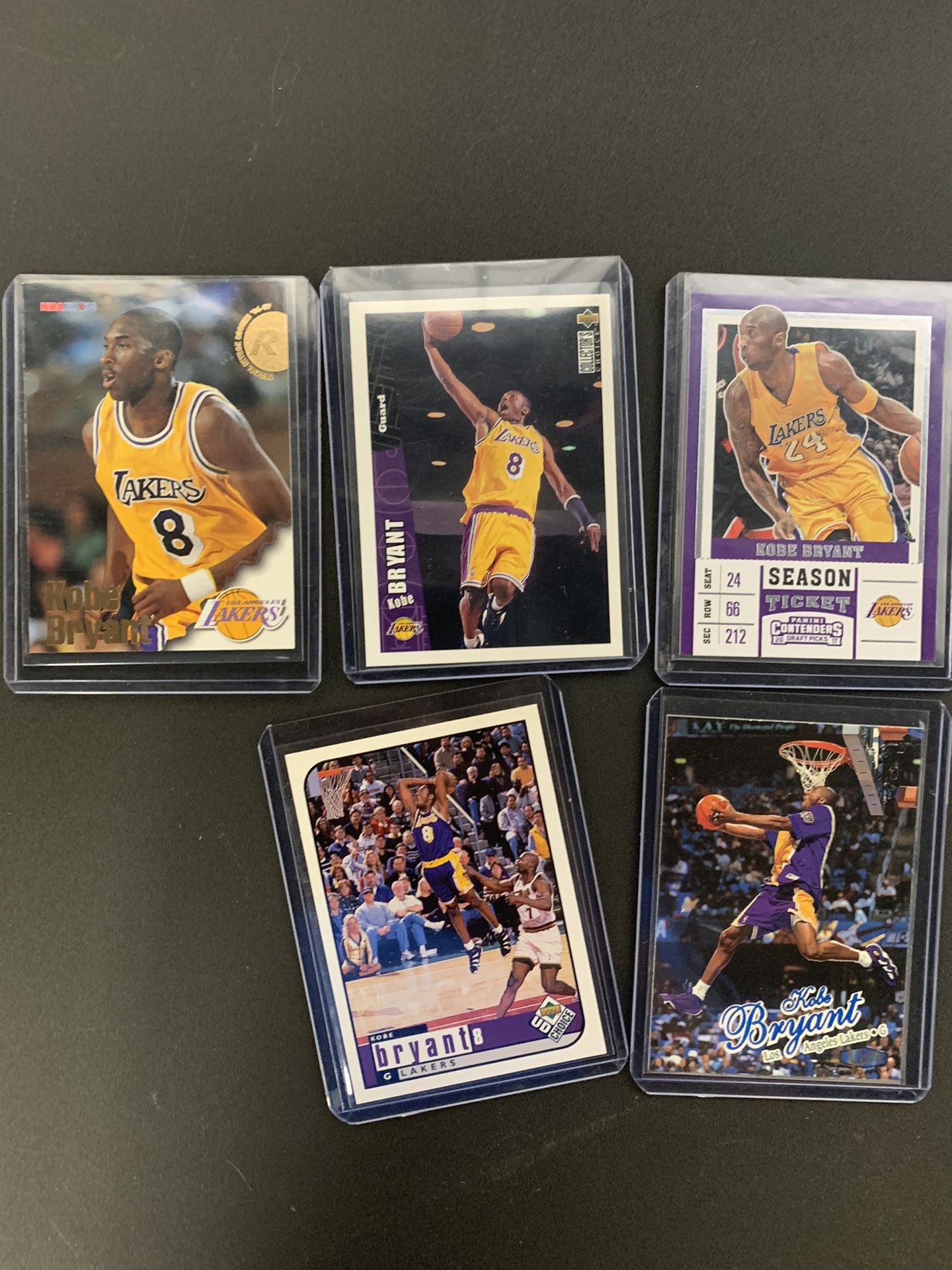 Authentic Kobe Bryant Trading Cards