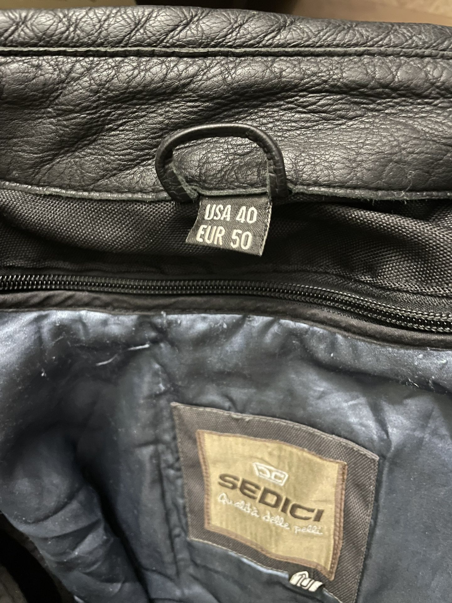 Like New Sedici Motorcycle Jacket Body Armor And Removable Liner