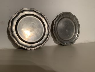 Solid Pewter Plates Thumbnail