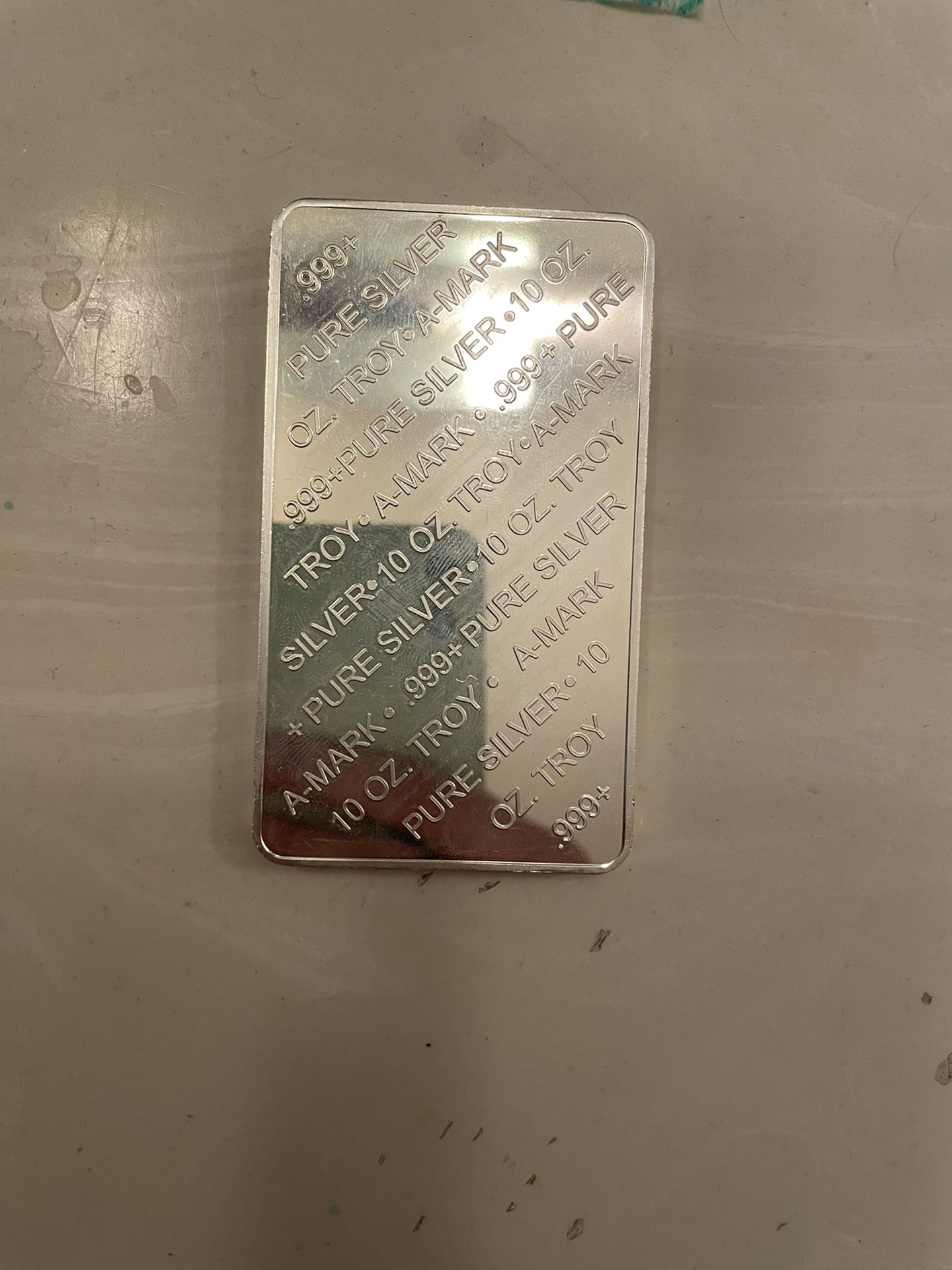 10 Ounce A-Mark Silver Bar
