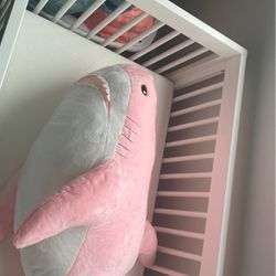 XLarge Pink Shark Plush  Thumbnail