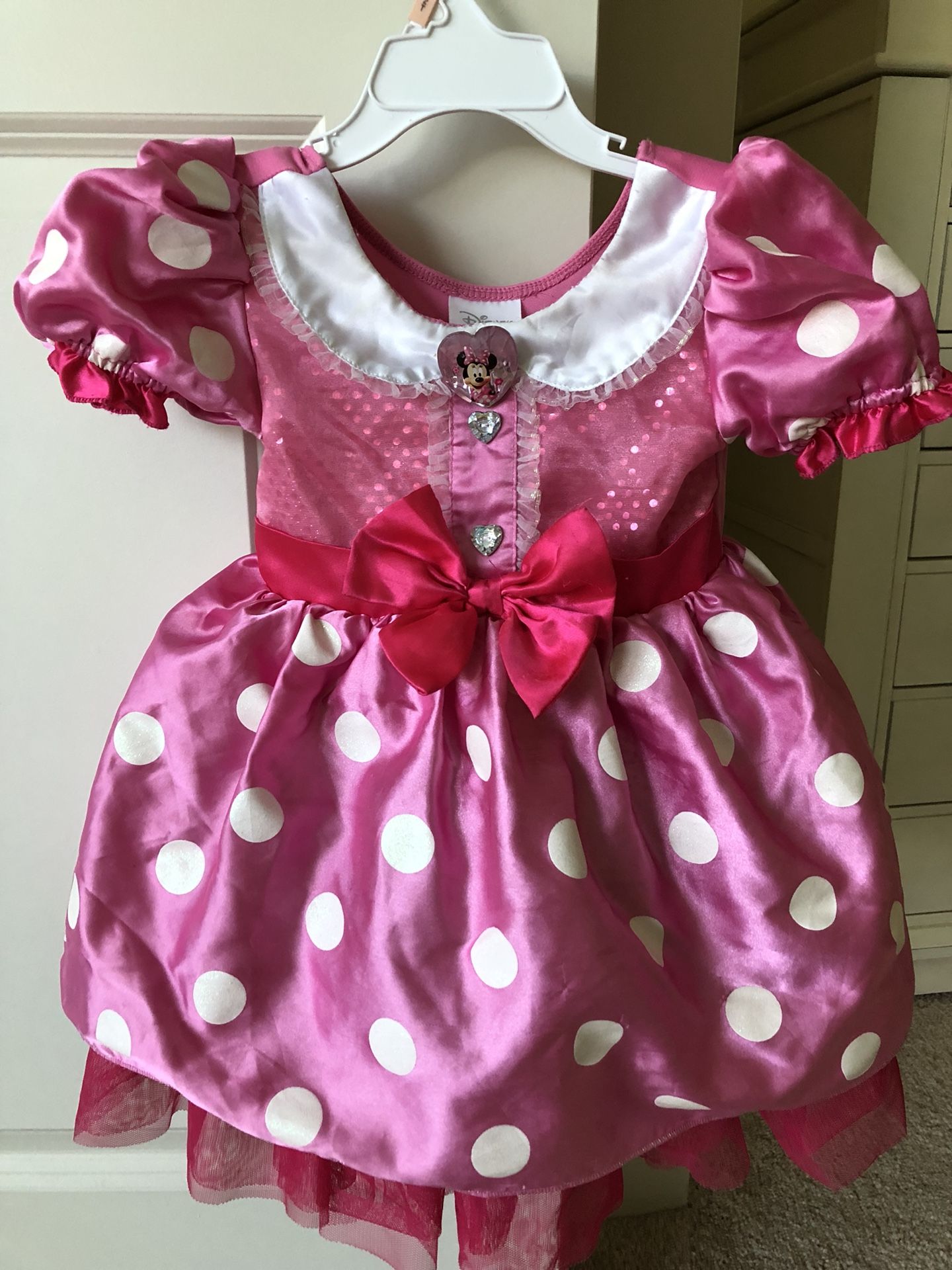 Disney Minnie Mouse costume dress with ears