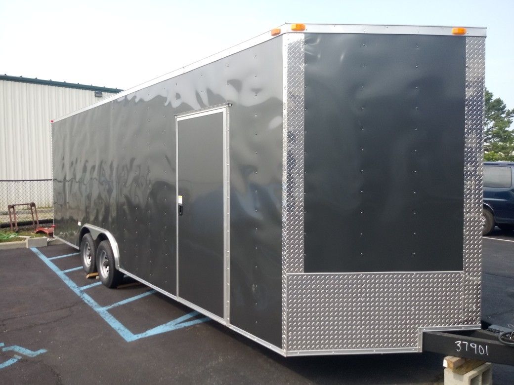 VNOSE ENCLOSED TRAILERS NEW 20FT 24FT 28FT 32FT RACE CAR