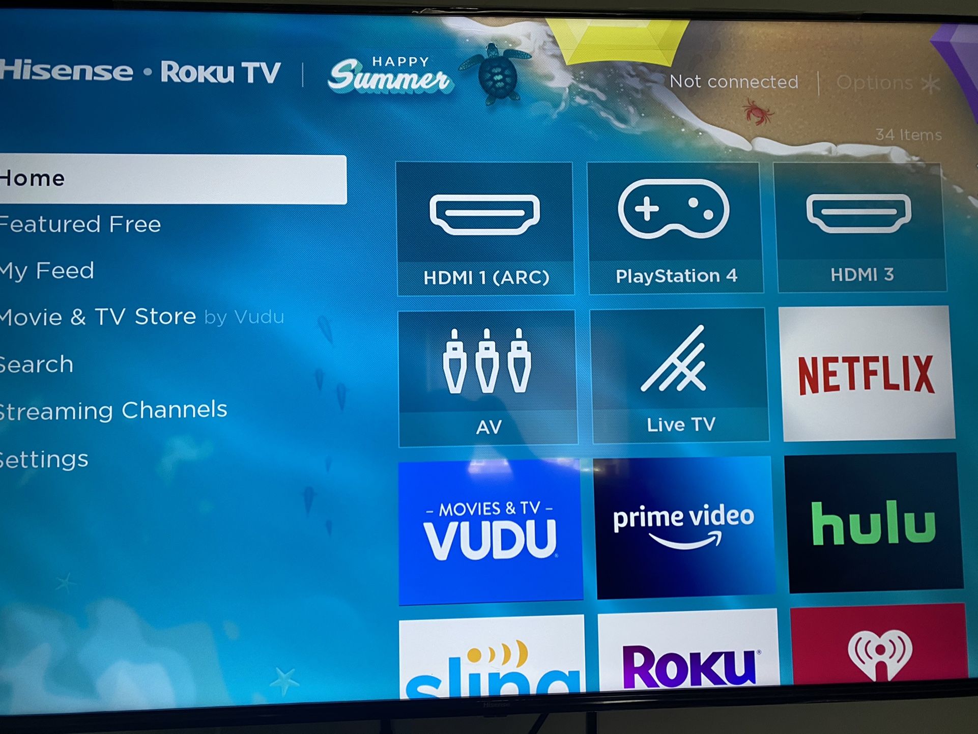 58 inch hisense tv NEED GONE TODAY
