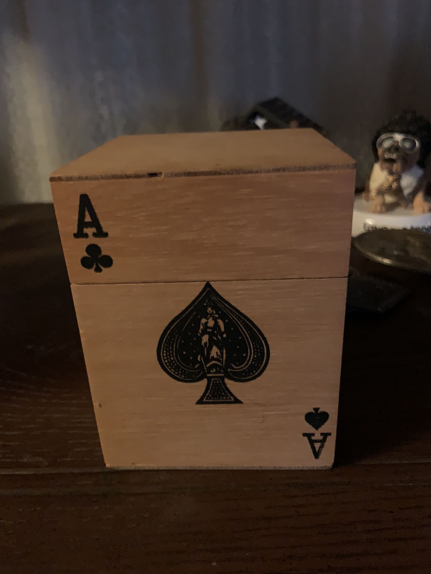 Vintage Card Holder Box