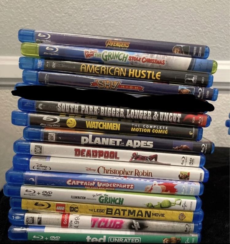 Blu Ray Movie Lot