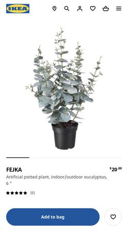 Fake Plant With Pot Thumbnail