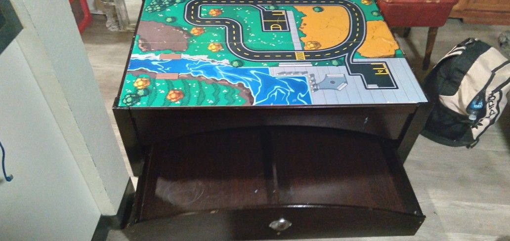 Wooden Car Play Area