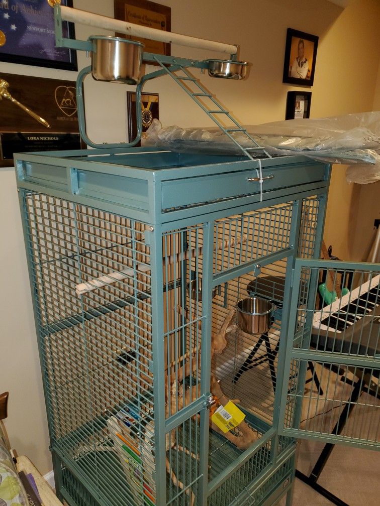 New Wrought Iron Bird Cage