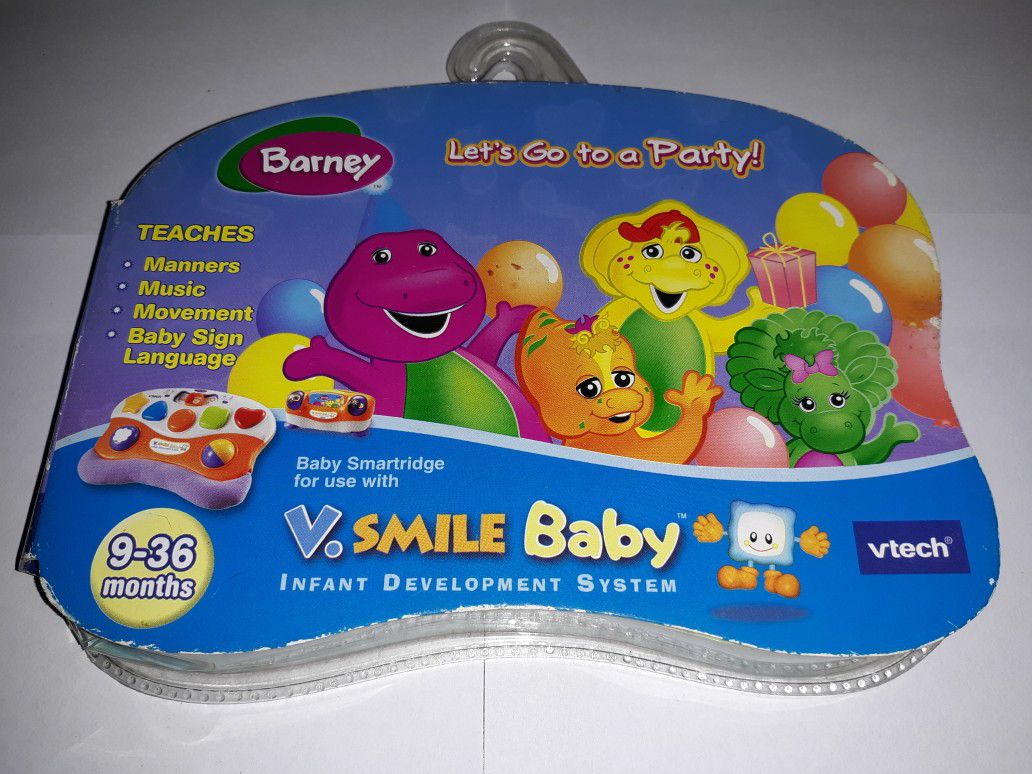 Barney Let's Go to a Party V.Smile Baby.