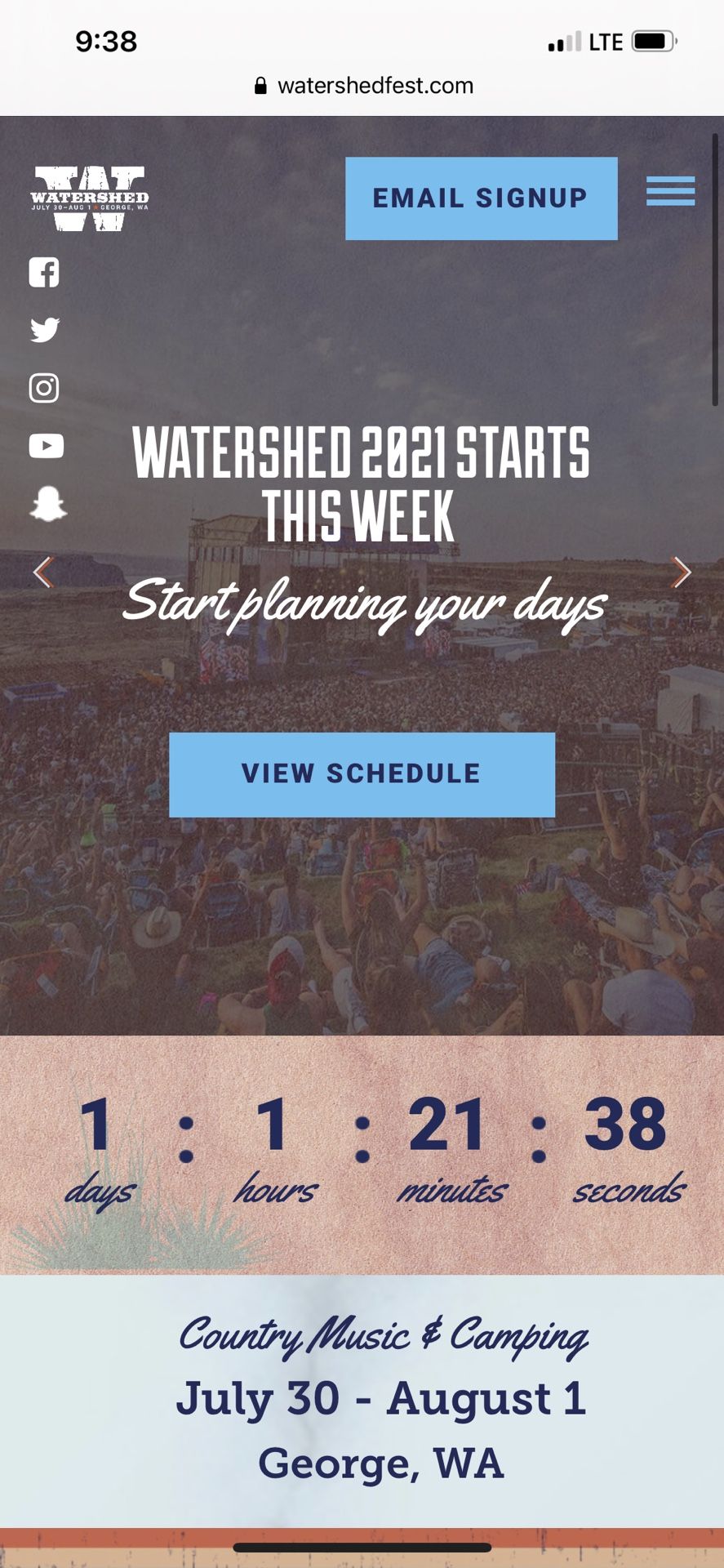 Water Shed Ticket