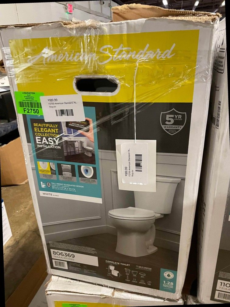 American Standard Champion 4 White Elongated Chair Height 2piece