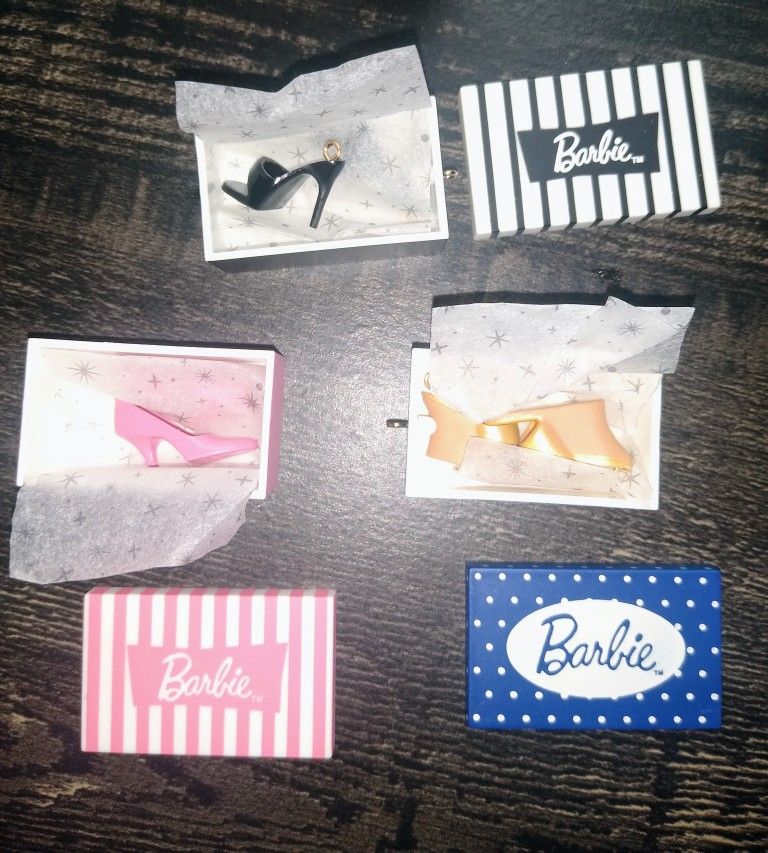 Brand New Collectible Hallmark Keepsake Ornaments (Barbie-Shopping For Shoes)