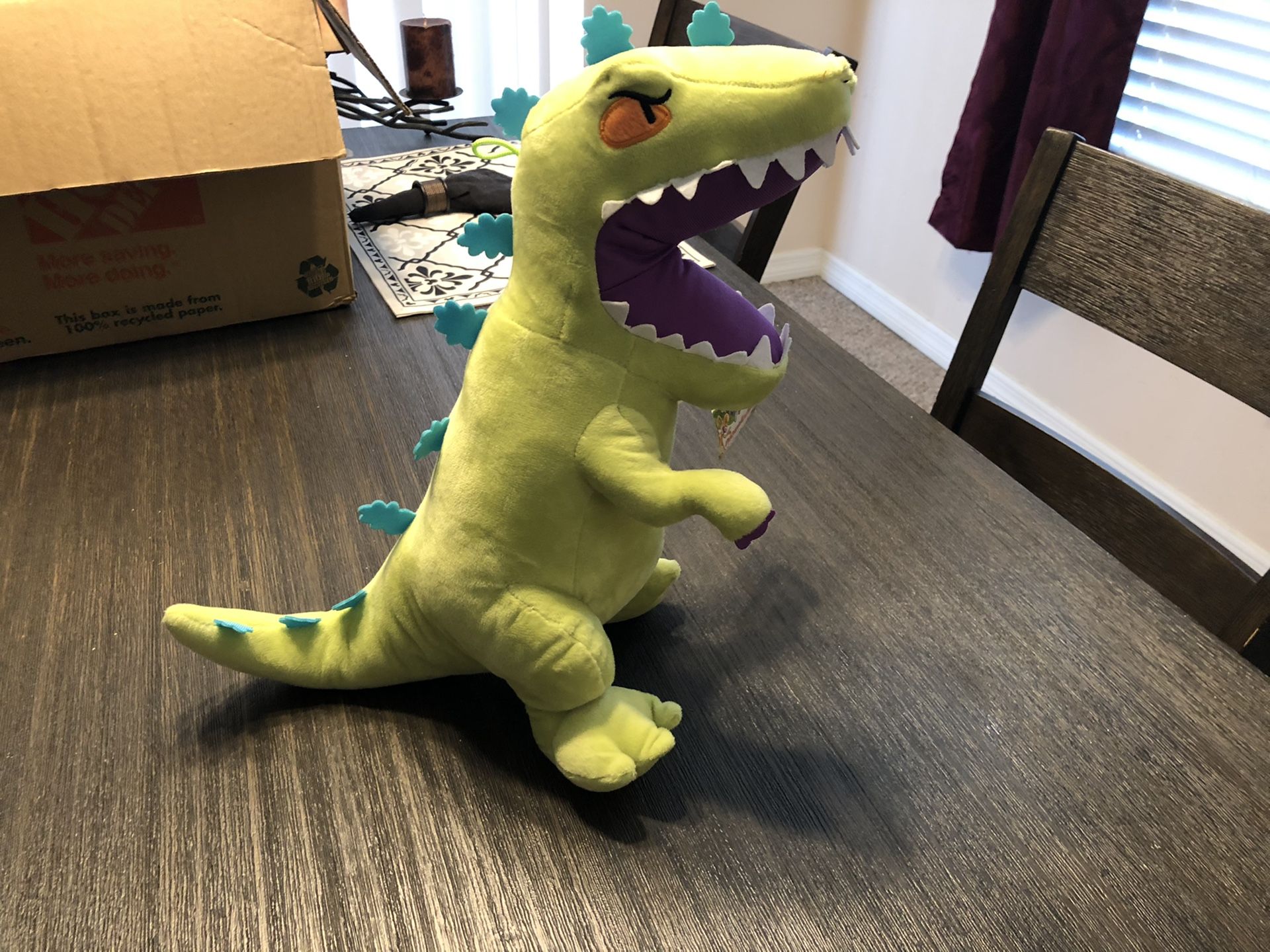 Reptar plush stuffed animal with tags