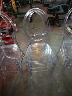 Clear transparent chairs Thumbnail
