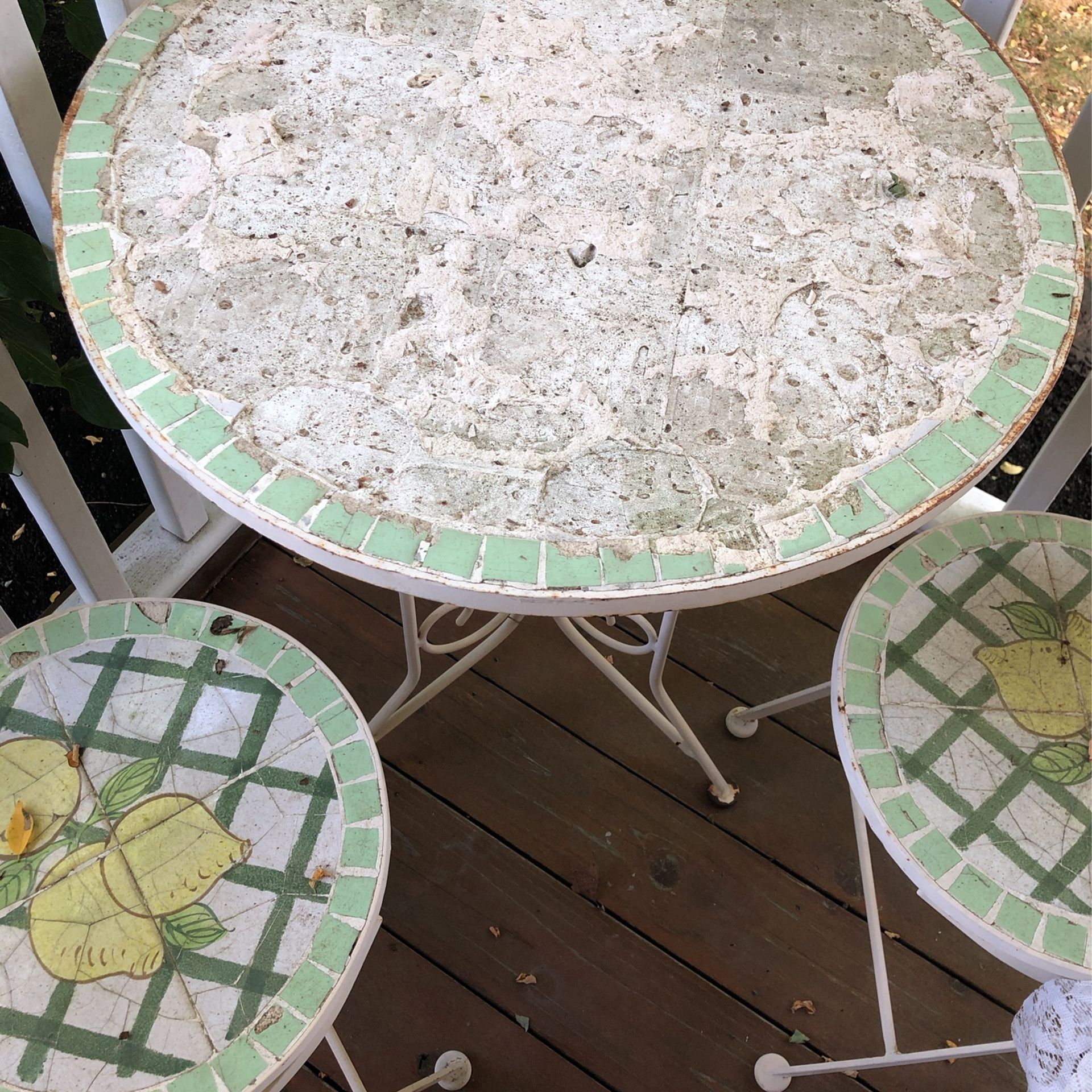 Bistro Table And Chairs Set Wrought Iron