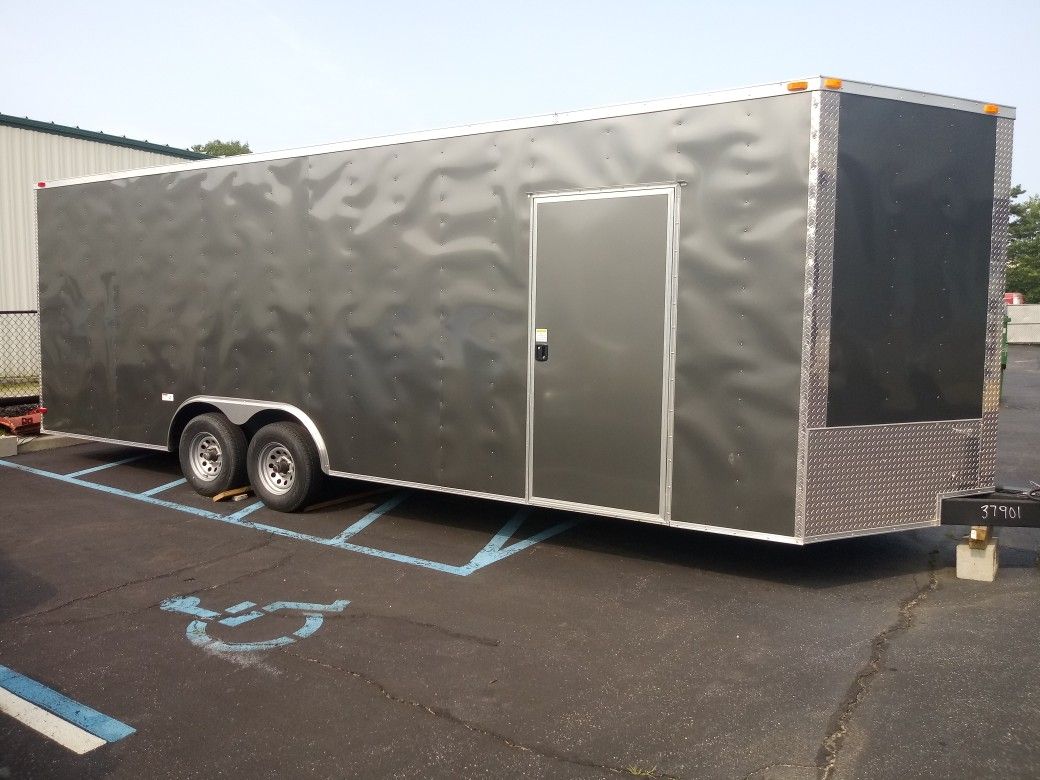 VNOSE ENCLOSED TRAILERS NEW 20FT 24FT 28FT 32FT RACE CAR
