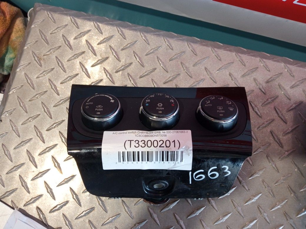 A/C Control Switch For 2013 Chrysler Avenger / 200 / Flavia Stock 61663