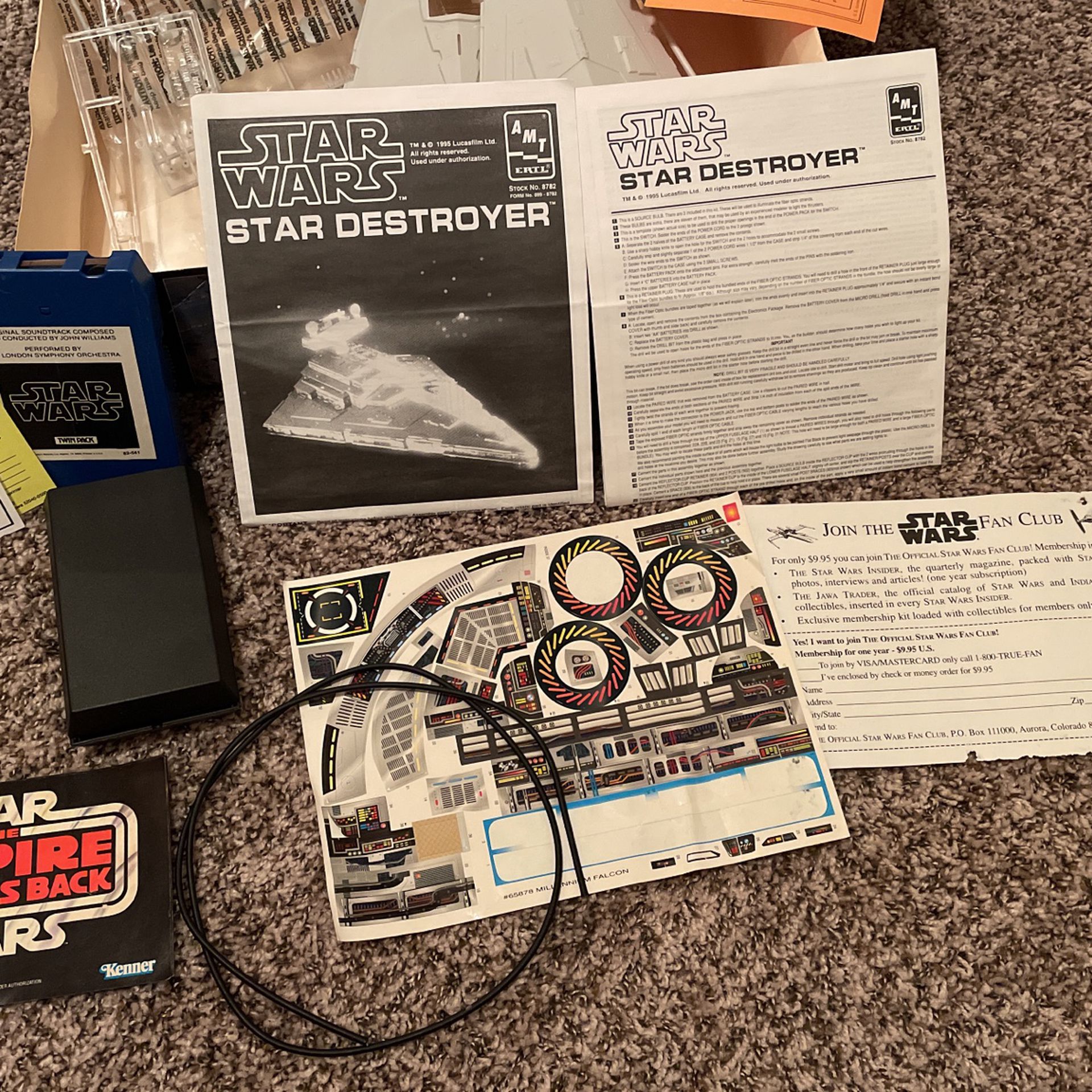StarWars Destroyer - Original 1977 Toy Owned By TM Lucas Film!! 