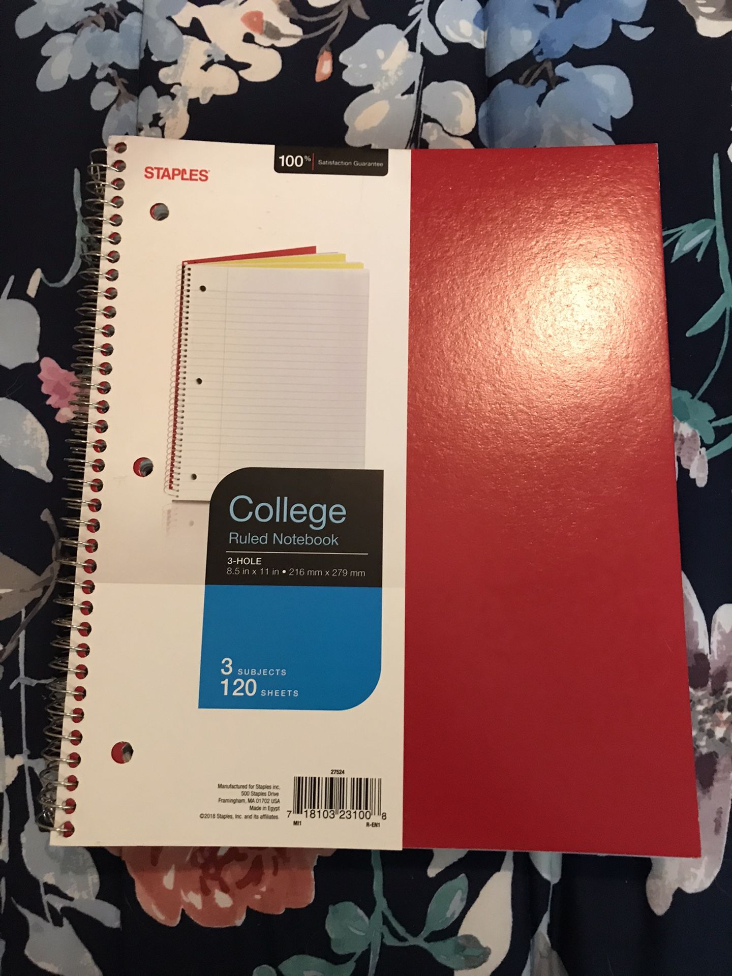 Notebook Bundle Red New Lined School Office Set