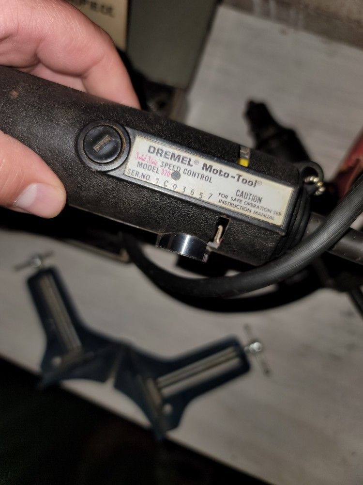 2 Dremel Tools And Vise And Attachments