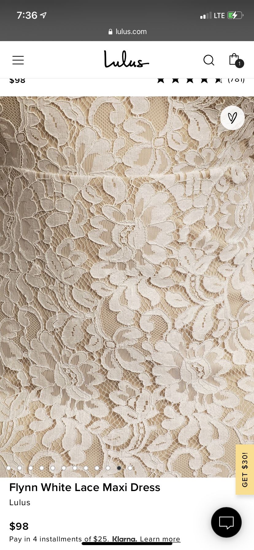 New with tags/Gorgeous Lace Dress
