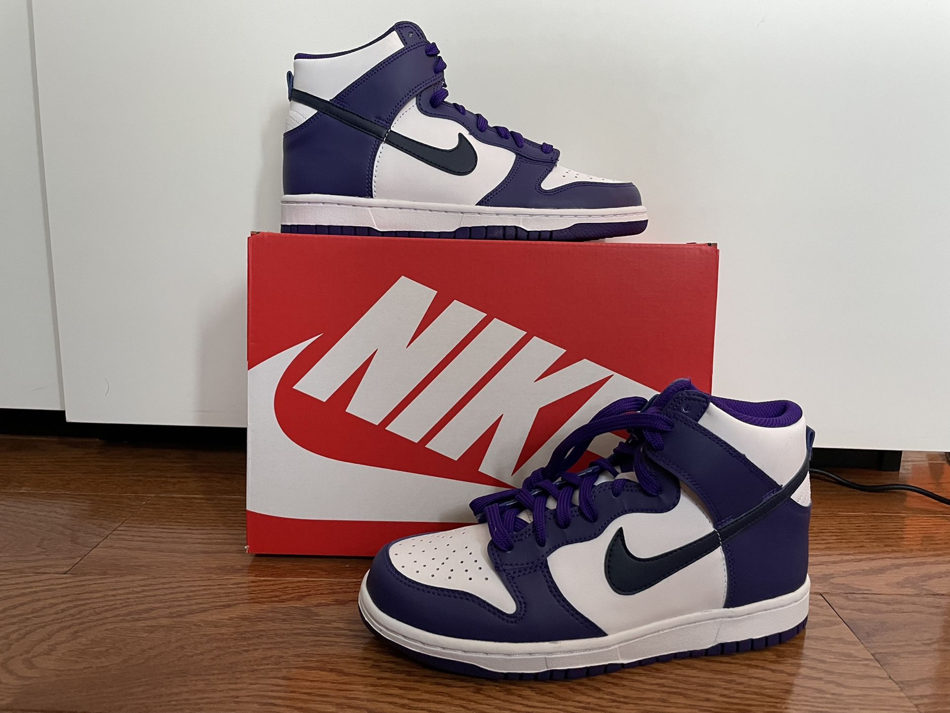 Nike Dunk High GS Electro Purple Midnight Navy for Sale in New York, NY - OfferUp