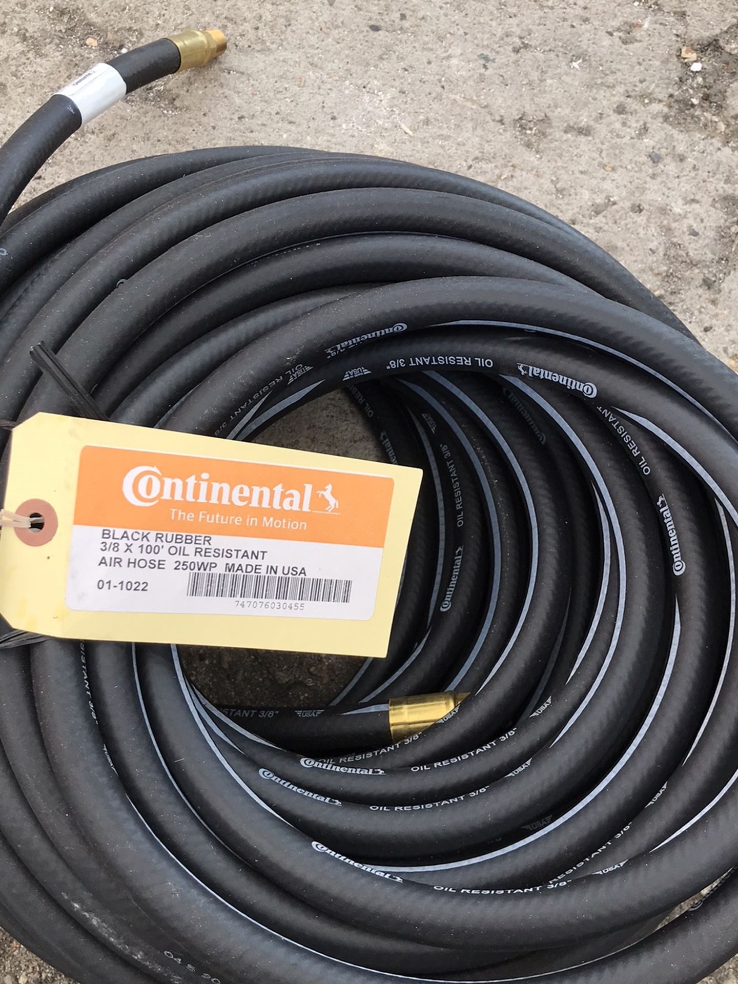 3/8x100 Feet Oil Resistant Air Hose